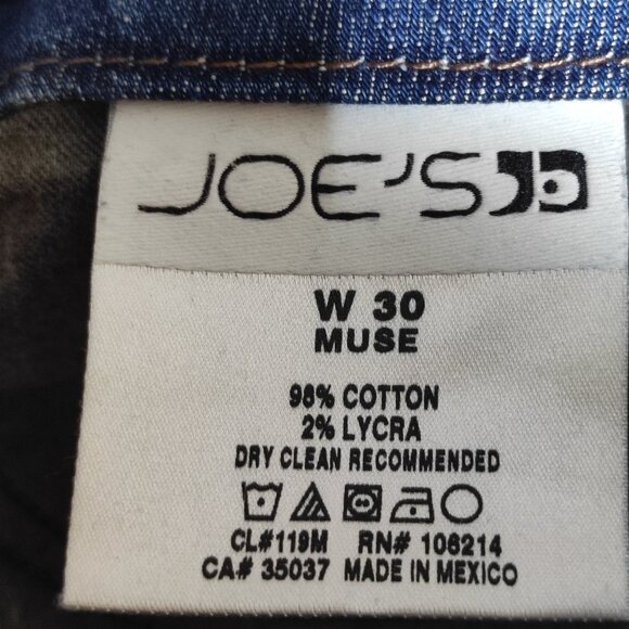 Joe's Jeans women's size W30 denim blue colour mid-rise western boot cut denim - Picture 6 of 14